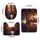thumbnail image 3 of Juego de Alfombras de Baño Desmarcar Black Adam Terciopelo Coral 3 Piezas, 3 of 6