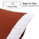 thumbnail image 3 of Funda de Almohada Corporal REGALWOVEN de Microfibra Cepillada, Óxido King, 3 of 7