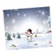 thumbnail image 3 of Manta Franela Impresión Digital Cama Sofá Throw Snowman_1 130x150cm, 3 of 5