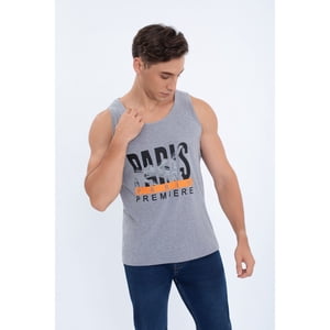 Likeshop - Polera Musculosa Hombre Sin Mangas Paris Colores 7604