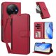 thumbnail image 2 of Funda con Billetera para [Xiaomi Redmi A3 4G] con Bolsillo Zipper y Tarjetero Rojo, 2 of 6