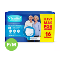 2 Paq Pañales Plenitud P/M Ropin 32 Und Tipo Calzon