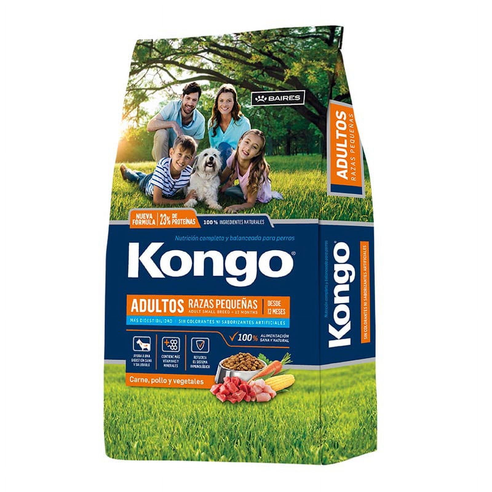 Kongo - Alimento Adulto Razas Pequeñas Carne Y Pollo 1.5 Kg