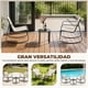 thumbnail image 4 of Juego de Living de Terraza y Balcón 3 Piezas 2 Personas Beige negro, 4 of 8