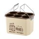 thumbnail image 2 of Portabotellas Para 6 Botellas De Cerveza, Enfriador De Cerveza, Portabotellas De Agua De Mano, Bicicleta, Fútbol, Color Blanco, 2 of 5