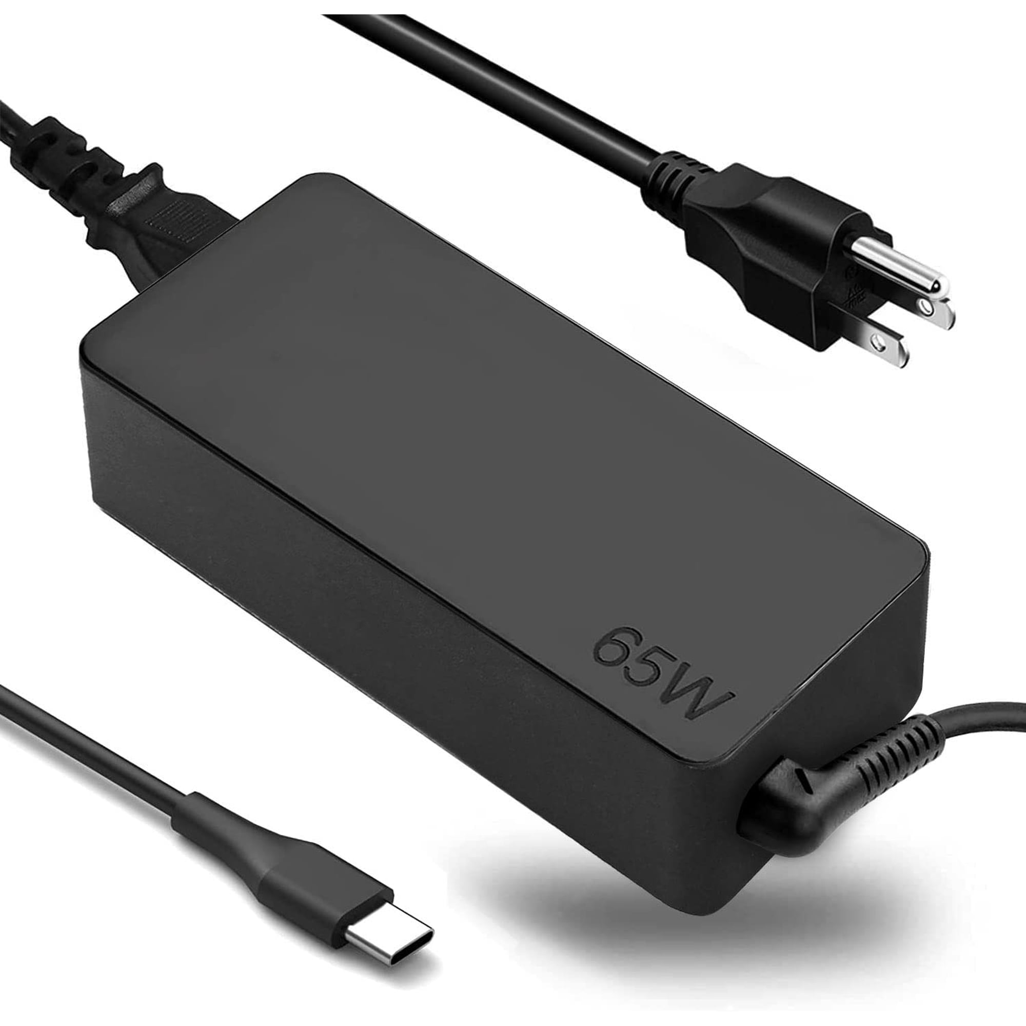 Fepprry - Cargador Portátil Usb C De 65 W De Repuesto Para Lenovo Thinkpad Yoga Chromebook