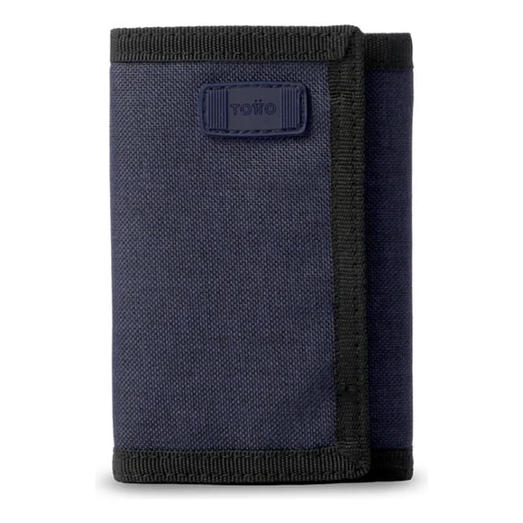 Billetera Hombre Riva Pequeña Con Rfid Blocker Azul
