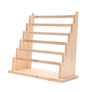 Ioensy - Soporte Para Pendientes, Estante Colgante, Soporte Para Brazalete Para Dormitorio, Tocador De Mesa, 34X20X36Cm, Completamente Plano