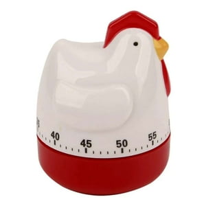 Gen - Timer Cocina Con Forma De Gallina Reloj Temporizador A Cuerda