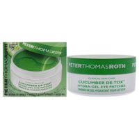 Peter Thomas Roth - Parches Para Los Ojos De Hidra-Gel Desintoxicante De Pepino De Para Unisex - Parches De 60 Piezas