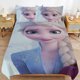 thumbnail image 4 of Cartoon Frozen 3-Piece Bed Set Warm And Comfortable Kawaii Bedding Set Cute Soft Microfiber Bedclothes for Boys Girls Kids Bed Sheets, 4 of 5
