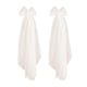 thumbnail image 3 of 2 Uds Velos De Hombro Para Boda Suministros De Decoración Para Fiestas Chal Mujer Malla Suave Tul Beige Blanco, 3 of 3