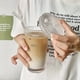 thumbnail image 2 of Vaso de Vidrio con Bombilla y Tapa Rayas 380 ml, 2 of 9