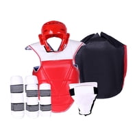 Magideal - Conjunto De Equipo De Entrenamiento De Taekwondo Para Hombre, Ropa De Karate, Protector De Cabeza, Protector De Brazo, Protector De Pierna, Uniforme D M