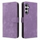 thumbnail image 1 of Funda Billetera para Samsung Galaxy S24 FE con Soporte - Cartera de Cuero con Ranuras Morado, 1 of 5