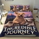 thumbnail image 1 of El Increíble Viaje Conjunto de sábanas temático, trío de piezas, cómodo y amigable con la piel, diseño único, regalo de decoración para el hogar para familiares, amigos y fans,140cm *210cm, 1 of 6