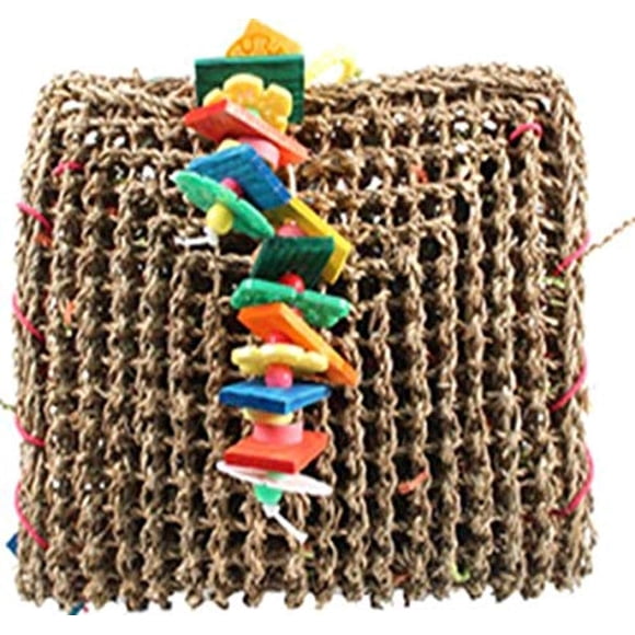 Juguete para aves A&E Cage Company Happy Beaks Vine Mat Forage Pouch