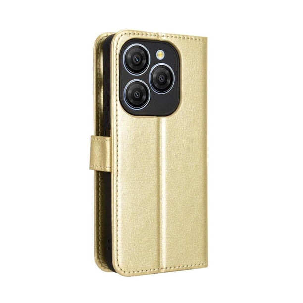 Funda tipo libro para Blackview Shark 9, cartera todo‑en‑uno, funda multifuncional con tarjetero y correa de muñeca desmontable