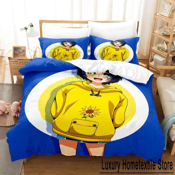 New Wonder Egg Priority Bedding Set Bed Set Adult Kid Bedroom Duvet cover Sets bed set Bed Sheets