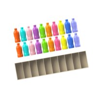 Bothyi - Juego De Combinación De Colores Botellas Coloridas Suministros Para Fiestas Desarrollo De La Inteligencia