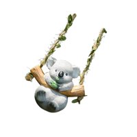 Magideal - Estatua De Resina Con Forma De Animal Que Oscila Para Jardín, Artesanía Creativa, Escultura Colgante, Linda Figura Para Decoración De Árboles, Patios 10X65X9 Cm