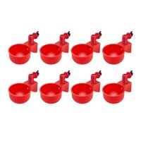 Magideal - Bebederos De Pollo De 8/12 Piezas, Bebederos, , Pájaros, Palomas De , Jaulas, Suministros Para Aves De Corral, Vasos De Riego, Alimentador , 8 Piezas 8Pcs