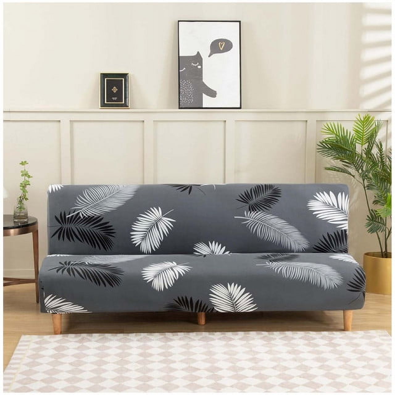 Wyj Hogar - Funda De Futon Elasticado Gris
