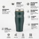 thumbnail image 2 of TERMO MUG ACERO INOX KING 470ML MATT GREEN, 2 of 4