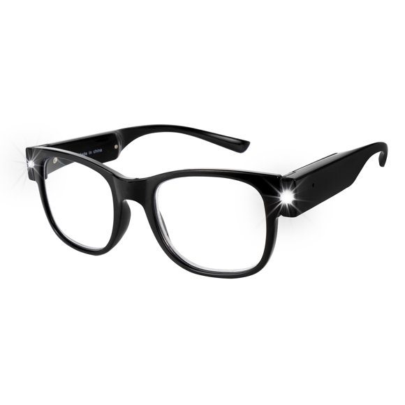 Gafas de Lectura OuShiun 1.5X Recargables por USB con LED – Negro