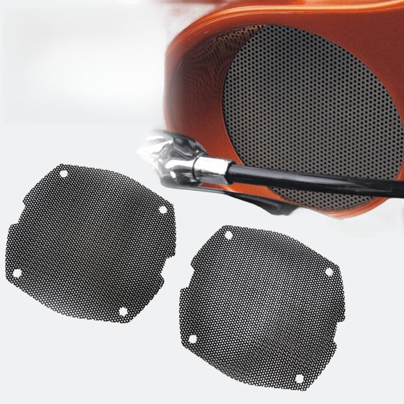 Cubierta de rejilla de altavoz frontal de malla de repuesto para Harley Davidson