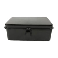 Bothyi - Caja De Almacenamiento De Hierro Estilo Retro, Organizador De Notas Para Herramientas De Calcomanías, Manualidades, Almacenamiento Negro