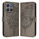 thumbnail image 2 of Funda cartera mariposa para Motorola Moto G17 con soporte y ranuras para tarjetas Gris, 2 of 6