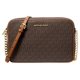 thumbnail image 1 of Bandolera Michael Kors Jet Set grande de lona dorada/marrón, 1 of 5
