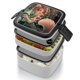 thumbnail image 4 of Lackadaisy Fiambrera de Doble Capa, Contenedor de Almuerzo Portátil Apilable, Almacenamiento de Alimentos Hermético a Prueba de Fugas, 1000ml, 4 of 6