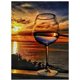 thumbnail image 1 of Copa De Vino Puzzle Sunset Sea 500 Piezas 52 X 38 Cm, 1 of 8
