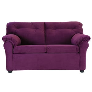 Muebles América - Sofa América 2 Cuerpos Tela Lila