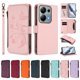 thumbnail image 3 of Funda Cartera Mariposa para [Xiaomi Redmi Note 14S 4G] con Soporte y Cremallera Rosa, 3 of 6