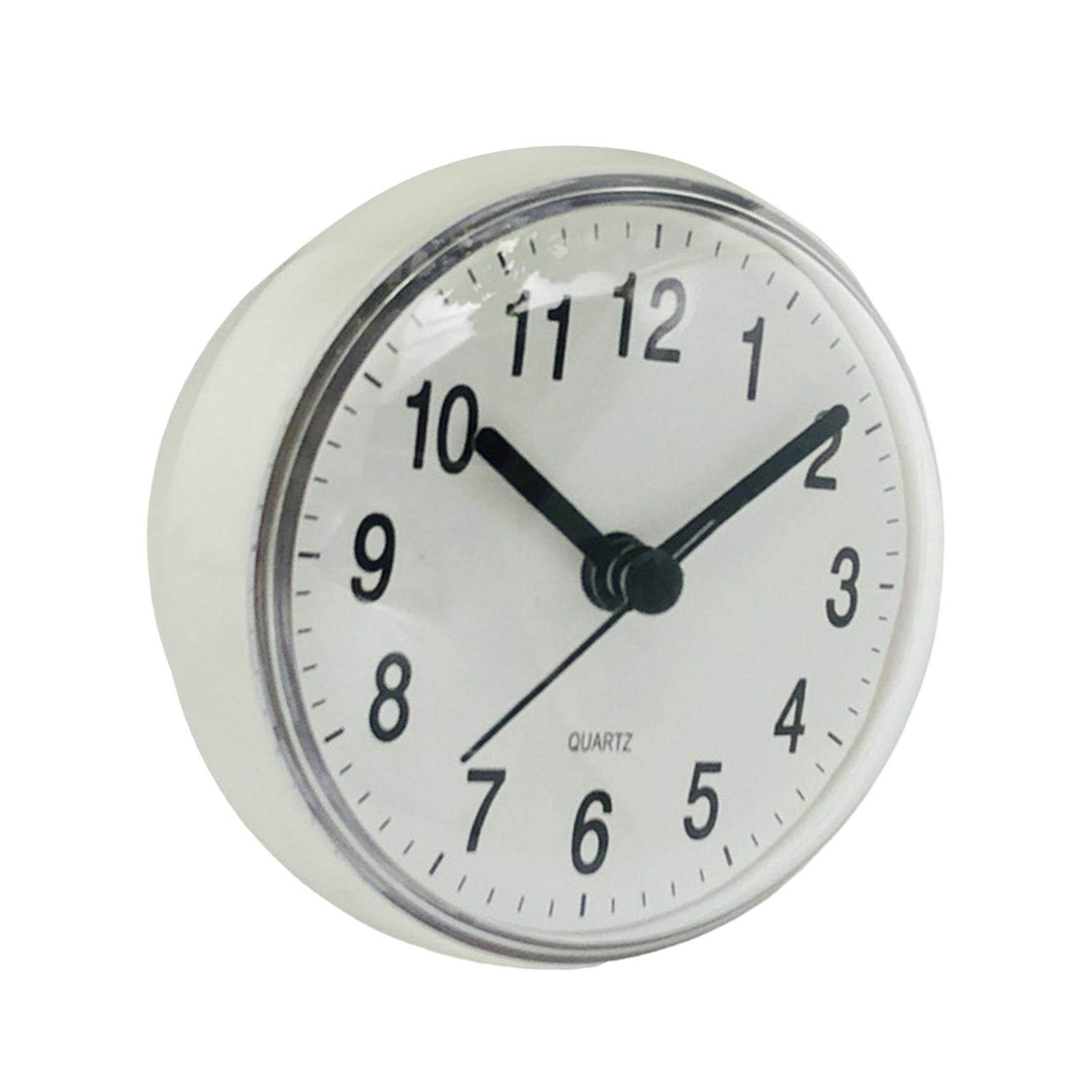 Magideal - Reloj De Pared Colgante Silencioso, Reloj De Con , Antivaho, Resistente Para Sala De , Comedor, Oficina, , Blanco
