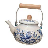 Bothyi - Tetera De Esmalte De 2,5 L, Tetera De Porcelana Esmaltada Para El Hogar, Restaurante, Té