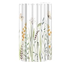 Genérico - Cortina Para Baño Mas Forro De Ducha V9