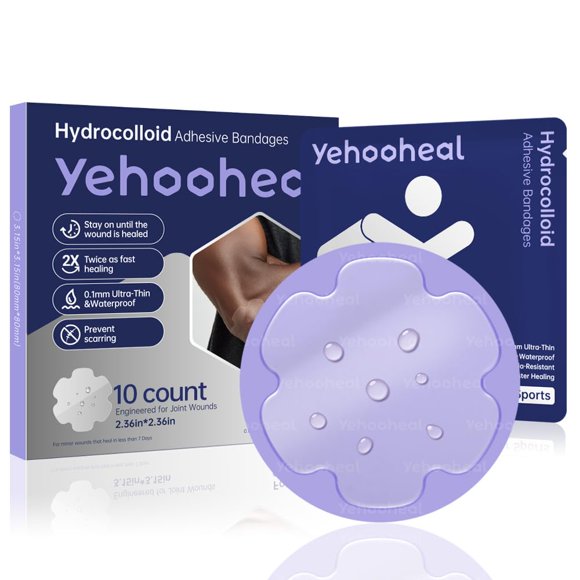 Vendajes Hidrocoloides Yehooheal Ultra Delgados Impermeables 10 unidades
