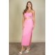 thumbnail image 2 of Conjunto de Top con Tirantes Cruzados y Falda Midi con Abertura Lateral, 2 of 5