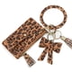 thumbnail image 1 of Llavero De Pulsera Con Borla Y Lazo Leopardo Marrón, 1 of 3