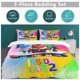 thumbnail image 5 of x509 Inside Out 2 Bed Duvet Cover Microfiber Bedding Sets 3D Printed Lightweight 3 Piece Comforter Sets, 1 Duvet Cover And 2 Pillow Shams for Kids Boys Girls 90"x90" jn509, 5 of 5