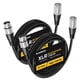 thumbnail image 1 of Cables de micrófono XLR InnoGear, balanceados de 3 pines, 3 m, macho a hembra, 1 of 7
