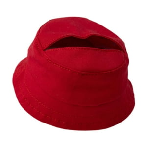 Genérico - Gorro De Peluche Para Muñeca De 15 Cm Y 17 Cm, Cómodo Accesorio De Moda Para Muñeca De Peluche, Color Rojo