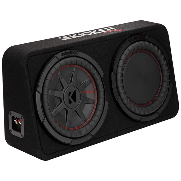 Subwoofer KICKER CompRT 48TCWRT102 de 10'' en gabinete de perfil delgado