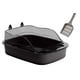 thumbnail image 2 of Caja De Arena Para Gatos Abierta, Orinal Grande Con Forma De Dibujos Animados, Caja De Arena Para Gatos, Bandeja De Arena Para Gatos, Negro, 2 of 5