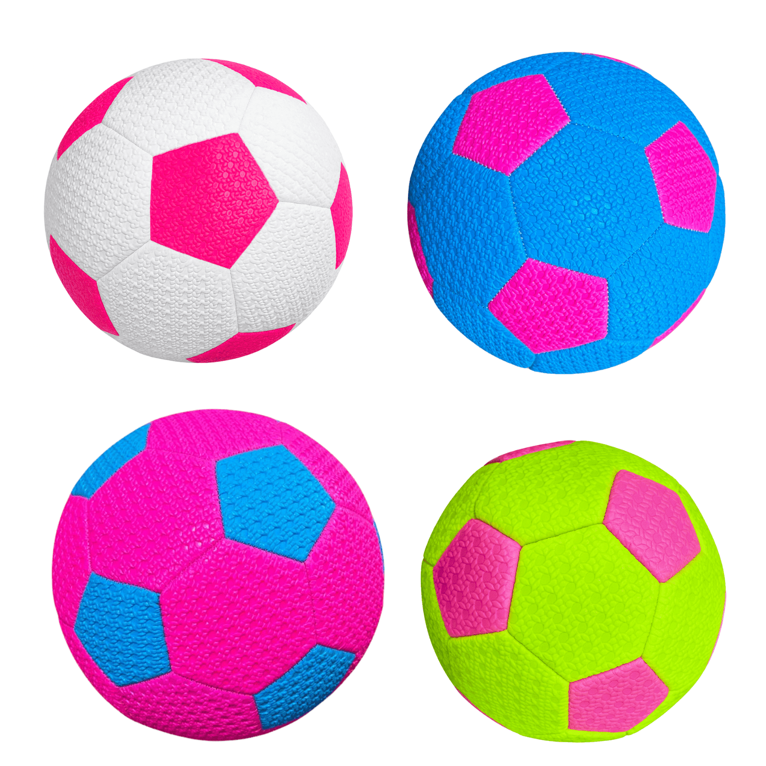 Linea Sport - Balón De Fútbol Multicolor N°5 Pelota 20 Cm De Entrenamiento Niña