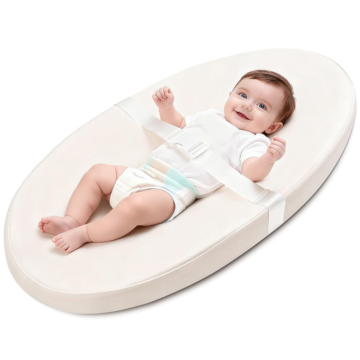 Vyseglobal - Cambiador Bebé Impermeable Pu 80x40 Cm Con Cinturón De Seguridad